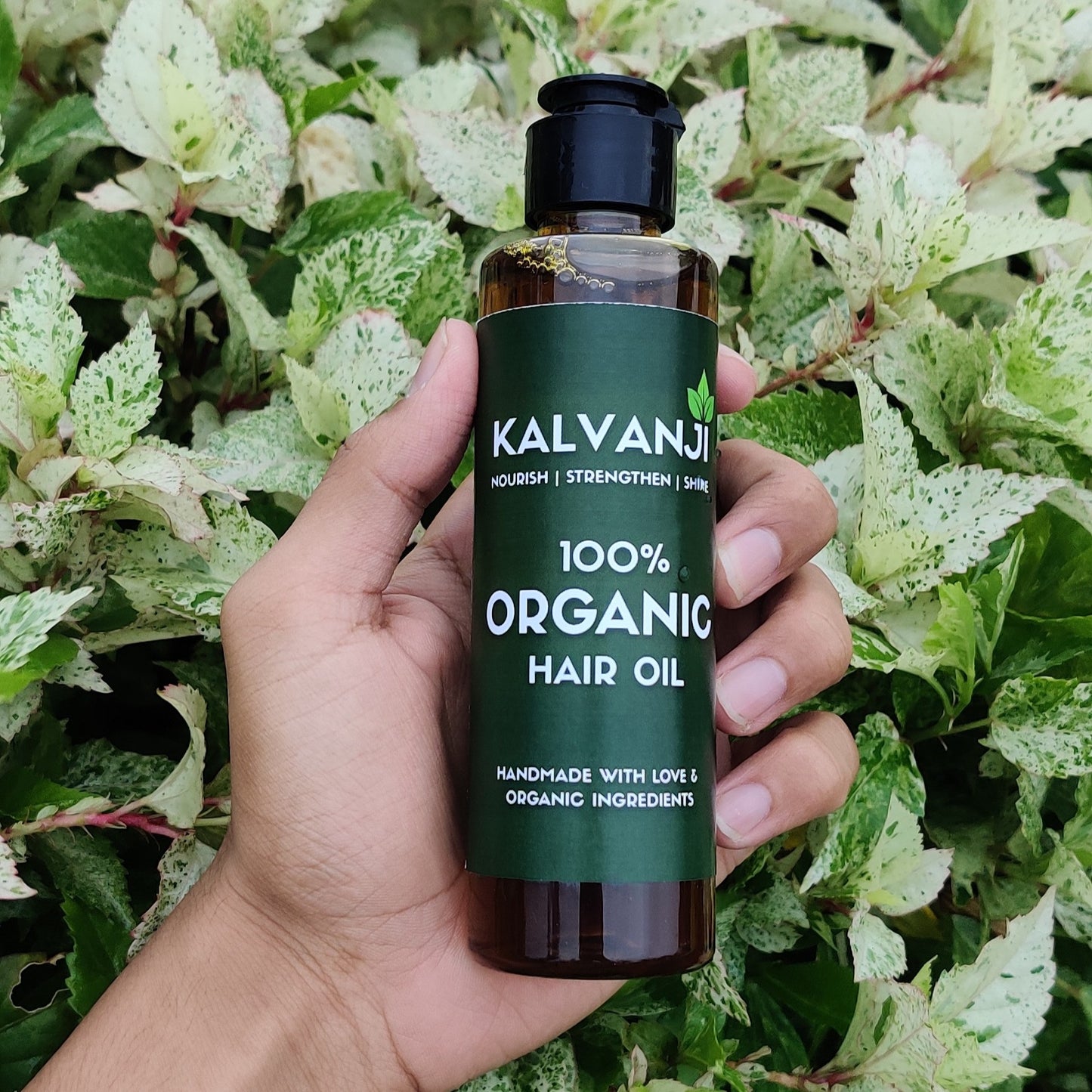 Kalvanji Hair Growth Oil | Organic, Anti Hair Fall, Dandruff-Free, for Men & Women โ 120ml