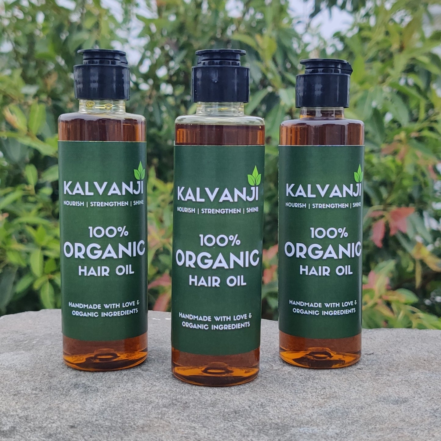 Kalvanji Hair Growth Oil | Organic, Anti Hair Fall, Dandruff-Free, for Men & Women – 120ml